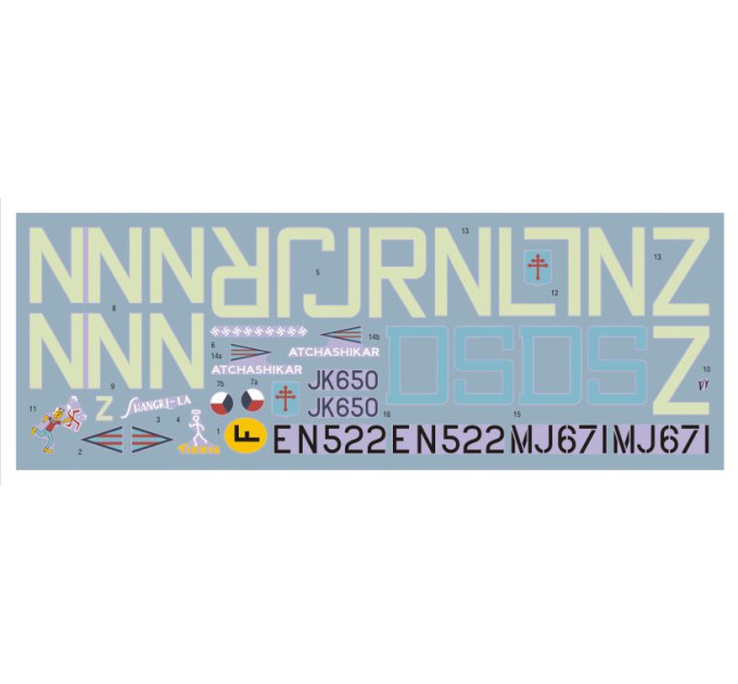 Декаль Spitfire Mk.IX P.II 1/24 DKdecals DK24002