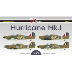 Декаль Hurricane Mk.I 1/24 DKdecals DK24003