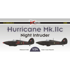 Декаль Hurricane Mk.IIc 1/24 DKdecals DK24004