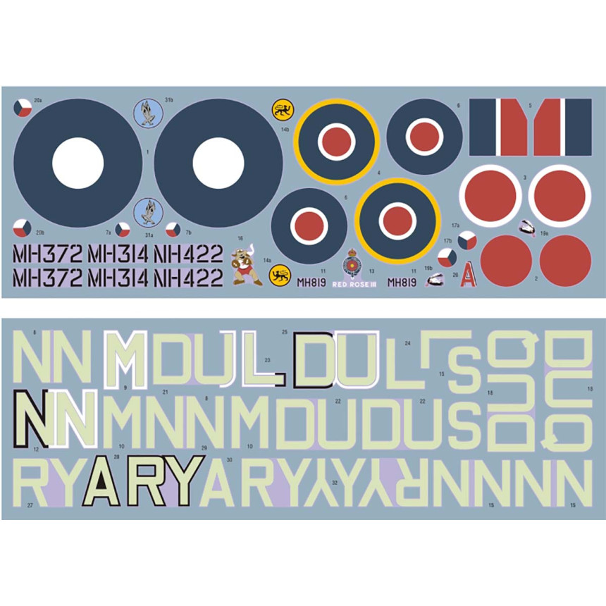 Купити Декаль Spitfire Mk.IX 1/32 DKdecals DK32044 в Україні
