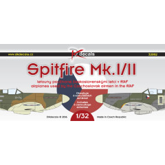 Декаль Spitfire Mk.I/Mk.II 1/32 DKdecals DK32002