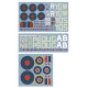 Декаль Spitfire Mk.VI/Mk.VII/Mk.IX 1/32 DKdecals DK32005
