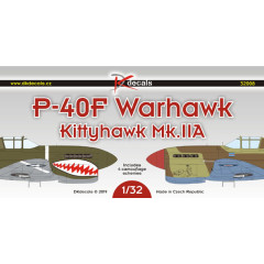 Декаль P-40F Warhawk/Kittyhawk Mk.IIA 1/32 DKdecals DK32008