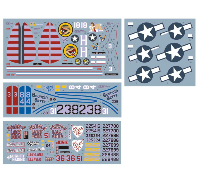 Декаль P-47D Thunderbolt Pacifi c 1/32 DKdecals DK32010