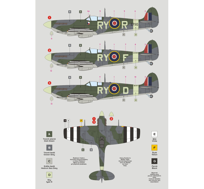 Декаль Spitfire Mk.VB операція Starkey 1/32 DKdecals DK32013