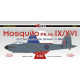 Декаль Mosquito PR Mk.IX/XVI чеських пілотів 1/32 DKdecals DK32017