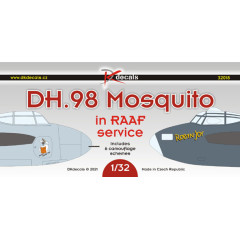 Декаль DH.98 Mosquito на службі RAAF 1/32 DKdecals DK32018