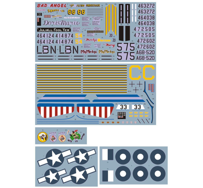 Декаль P-51D/K Pacifi c/Australia 1/32 DKdecals DK32022