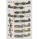 Декаль P-40E/Kittyhawk Mk.I P.II 1/32 DKdecals DK32023