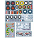 Декаль P-40E/Kittyhawk Mk.I P.II 1/32 DKdecals DK32023
