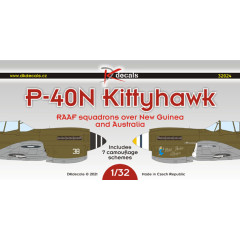 Декаль P-40N на службі в RAAF 1/32 DKdecals DK32024