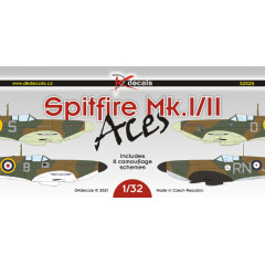 Декаль Spitfire Mk.I/II Aces 1/32 DKdecals DK32025