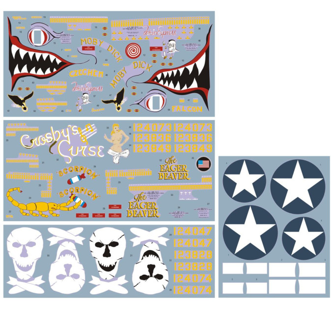 Декаль B-24D 90th BG 1/32 DKdecals DK32028