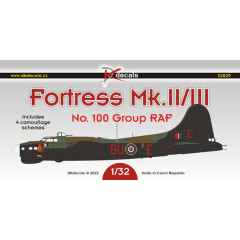 Декаль Fortress Mk.II/III No.100 Group 1/32 DKdecals DK32029