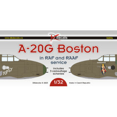 Декаль A-20G RAAF 1/32 DKdecals DK32034