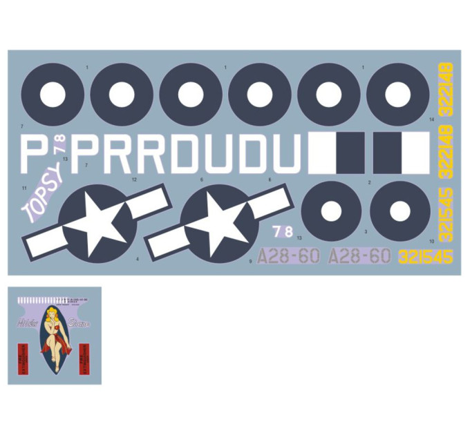 Декаль A-20G RAAF 1/32 DKdecals DK32034