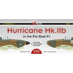 Декаль Hurricane Mk.IIb SEAC P.I 1/32 DKdecals DK32037