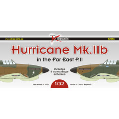 Декаль Hurricane Mk.IIb SEAC P.II 1/32 DKdecals DK32038