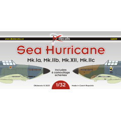 Декаль Sea Hurricane 1/32 DKdecals DK32039