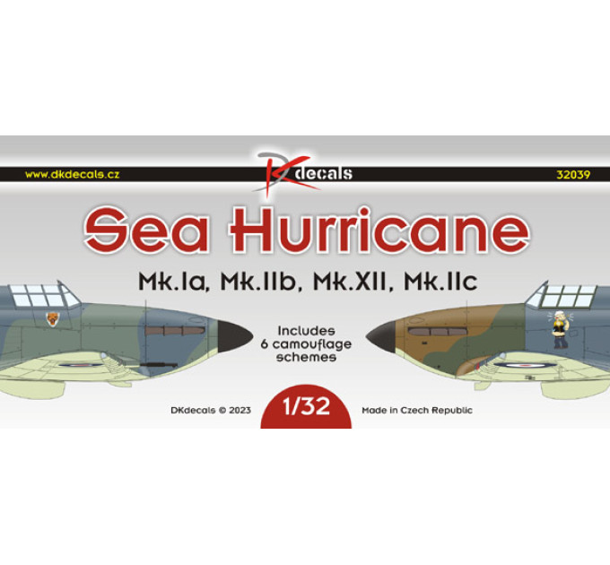 Декаль Sea Hurricane 1/32 DKdecals DK32039