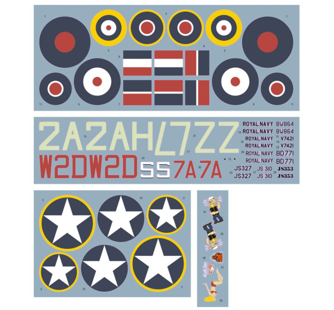 Декаль Sea Hurricane 1/32 DKdecals DK32039