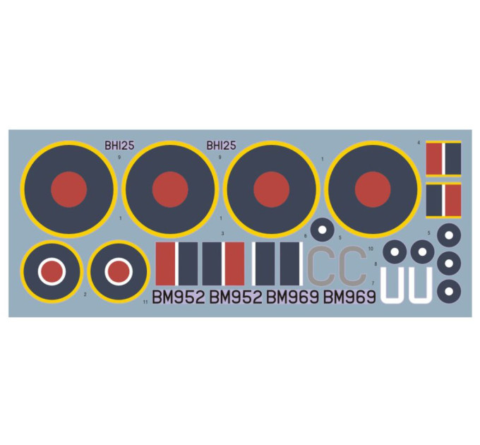Декаль Hurricane Mk.IIb Recce 1/32 DKdecals DK32040