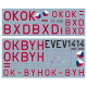 Декаль Spitfire та Messerschmitt Red Noses 1/32 DKdecals DK32041