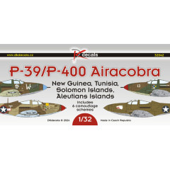 Декаль P-400/P-39 Airacobra 1/32 DKdecals DK32042