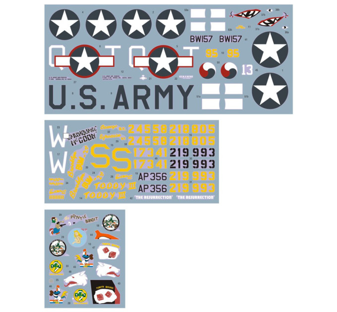 Декаль P-400/P-39 Airacobra 1/32 DKdecals DK32042