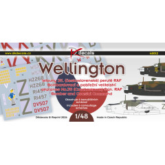 Декаль Wellingtons of No.311 Sqn 1/48 DKdecals DK48012