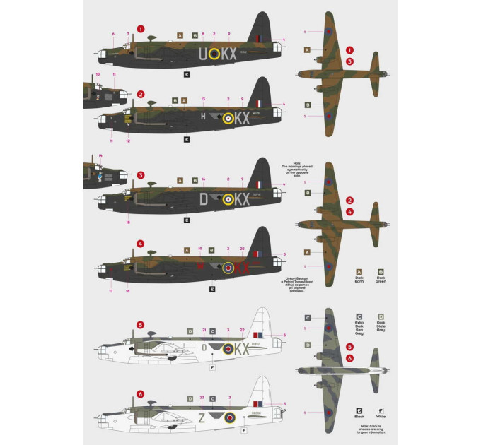 Декаль Wellingtons of No.311 Sqn 1/48 DKdecals DK48012