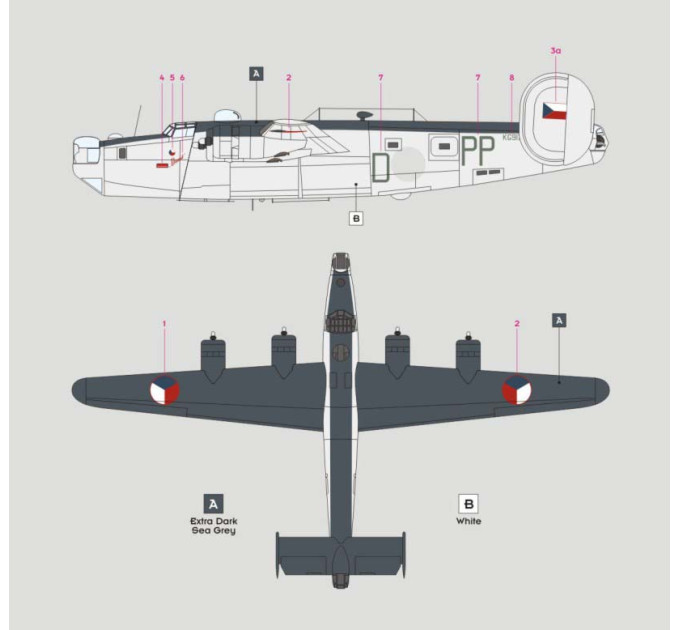 Декаль Liberator GR.Mk.VI 311 ескадрилья 1/48 DKdecals DK48080