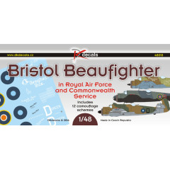 Декаль Beaufighter RAF, SAAF 1/48 DKdecals DK48010