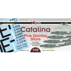 Декаль Catalina Five Quantas Stars 1/48 DKdecals DK48013
