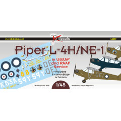 Декаль Piper L-4H/Ne-1 1/48 DKdecals DK48019
