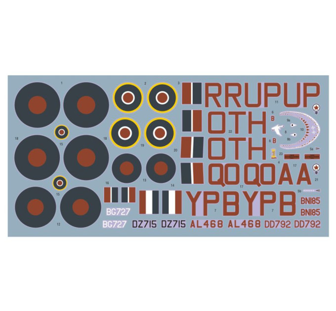 Декаль Нічні зловмисники 1/48 DKdecals DK48021