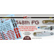 Декаль 348th FG 1/48 DKdecals DK48027