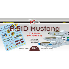 Декаль P-51D Mustang Iwo Jima 1/48 DKdecals DK48029