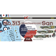 Декаль No.313(CZ)Sqn ч.I 1/48 DKdecals DK48034
