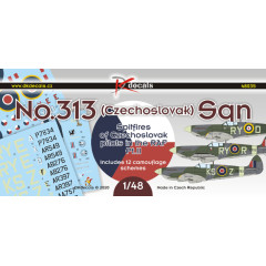 Декаль No.313(CZ)Sqn ч.II 1/48 DKdecals DK48035