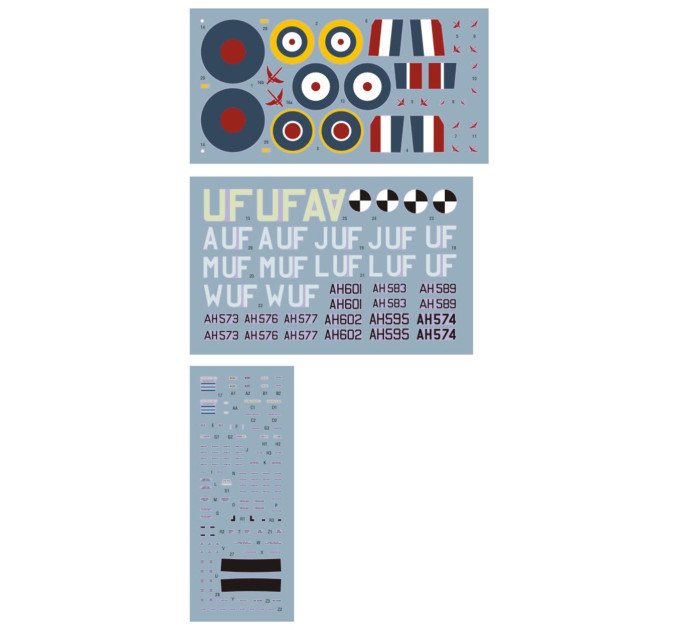 Декаль Airacobra Mk.I на службі RAF 1/48 DKdecals DK48038