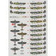 Декаль Spitfire Mk.V лідерів ескадрилій 1/48 DKdecals DK48046