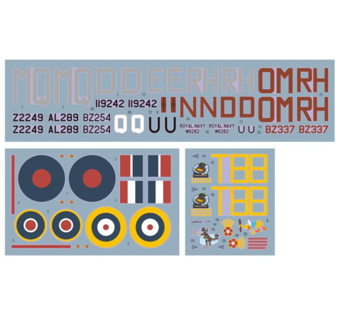 Декаль Boston RAF 1/48 DKdecals DK48049