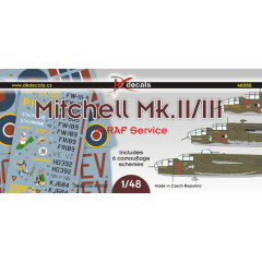 Декаль Mitchell RAF 1/48 DKdecals DK48050