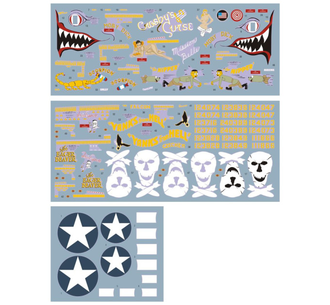 Декаль B-24D 90th BG 1/48 DKdecals DK48052