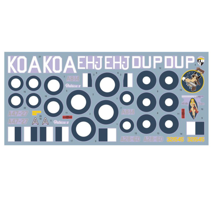 Декаль RAAF Twins ч.II 1/48 DKdecals DK48055