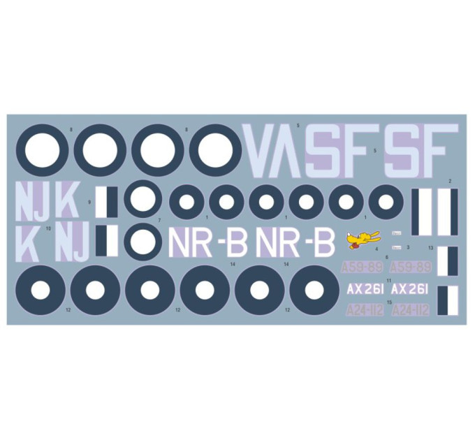 Декаль RAAF Twins ч.III 1/48 DKdecals DK48056