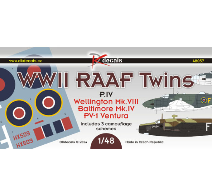 Декаль RAAF Twins ч.IV 1/48 DKdecals DK48057