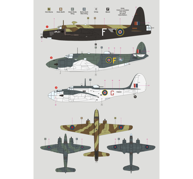 Декаль RAAF Twins ч.IV 1/48 DKdecals DK48057