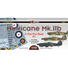 Декаль Hurricane Mk.IIb SEAC ч.I 1/48 DKdecals DK48061